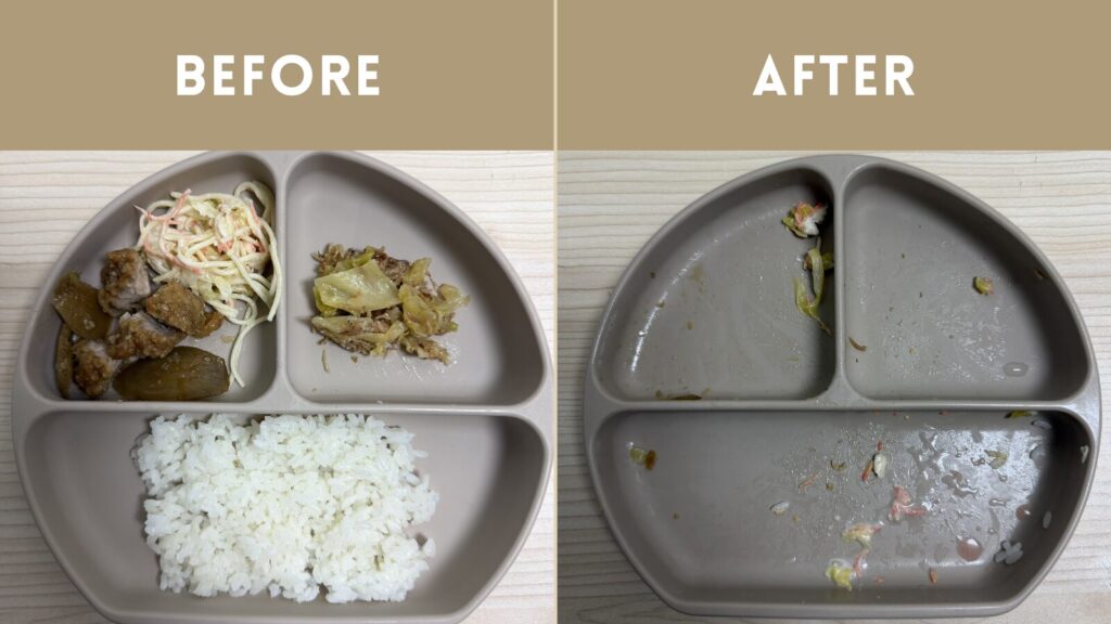 シェフの無添つくりおき1歳食べ具合1