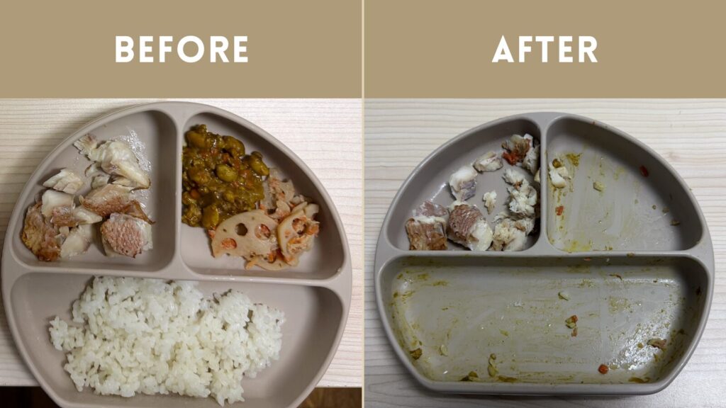 シェフの無添つくりおき1歳食べ具合2