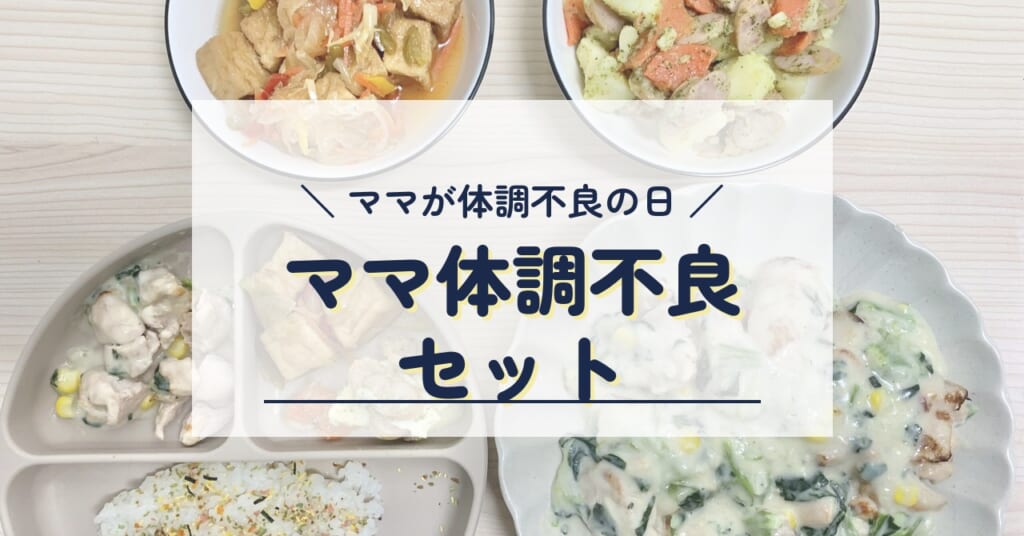 ママ体調不良セットのチェックリスト